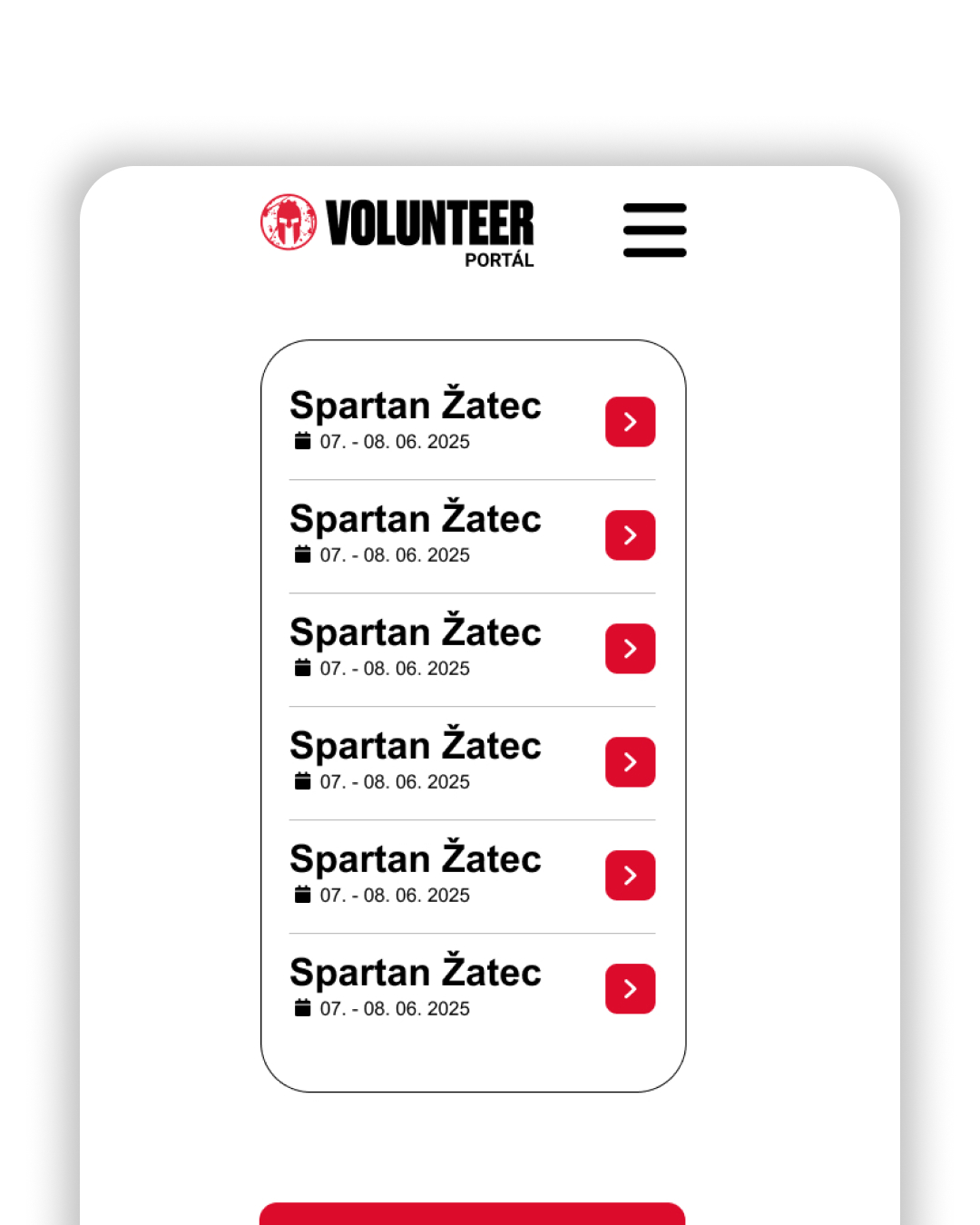 Spartan Volunteer portál