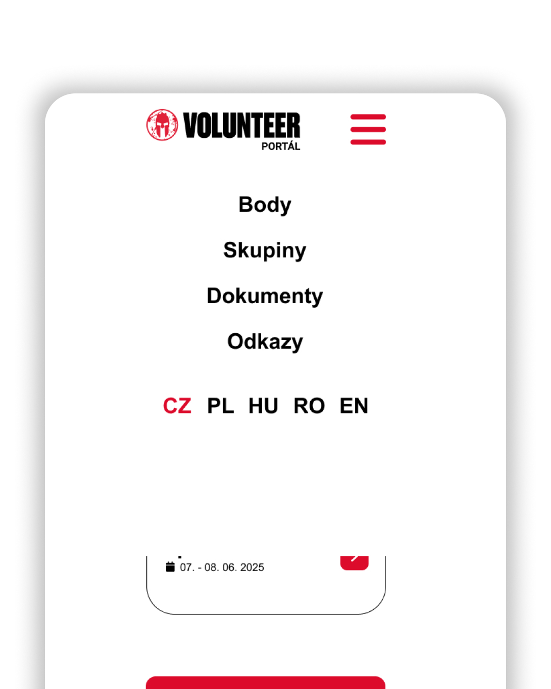 Spartan Volunteer portál
